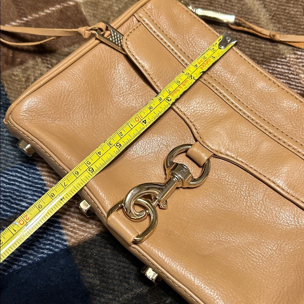 Rebecca Minkoff Camel Leather Crossbody Bag - Picture 9 of 14
